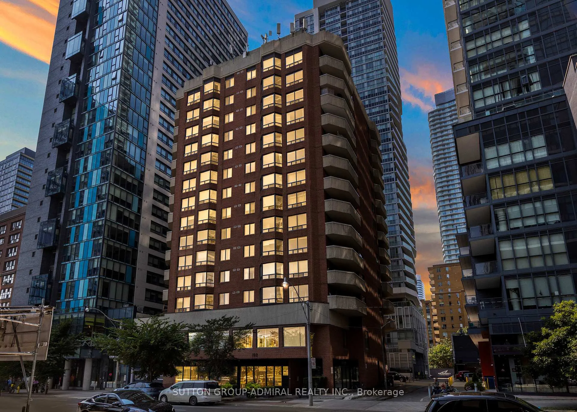Front of Unit 604, 192 Jarvis Street