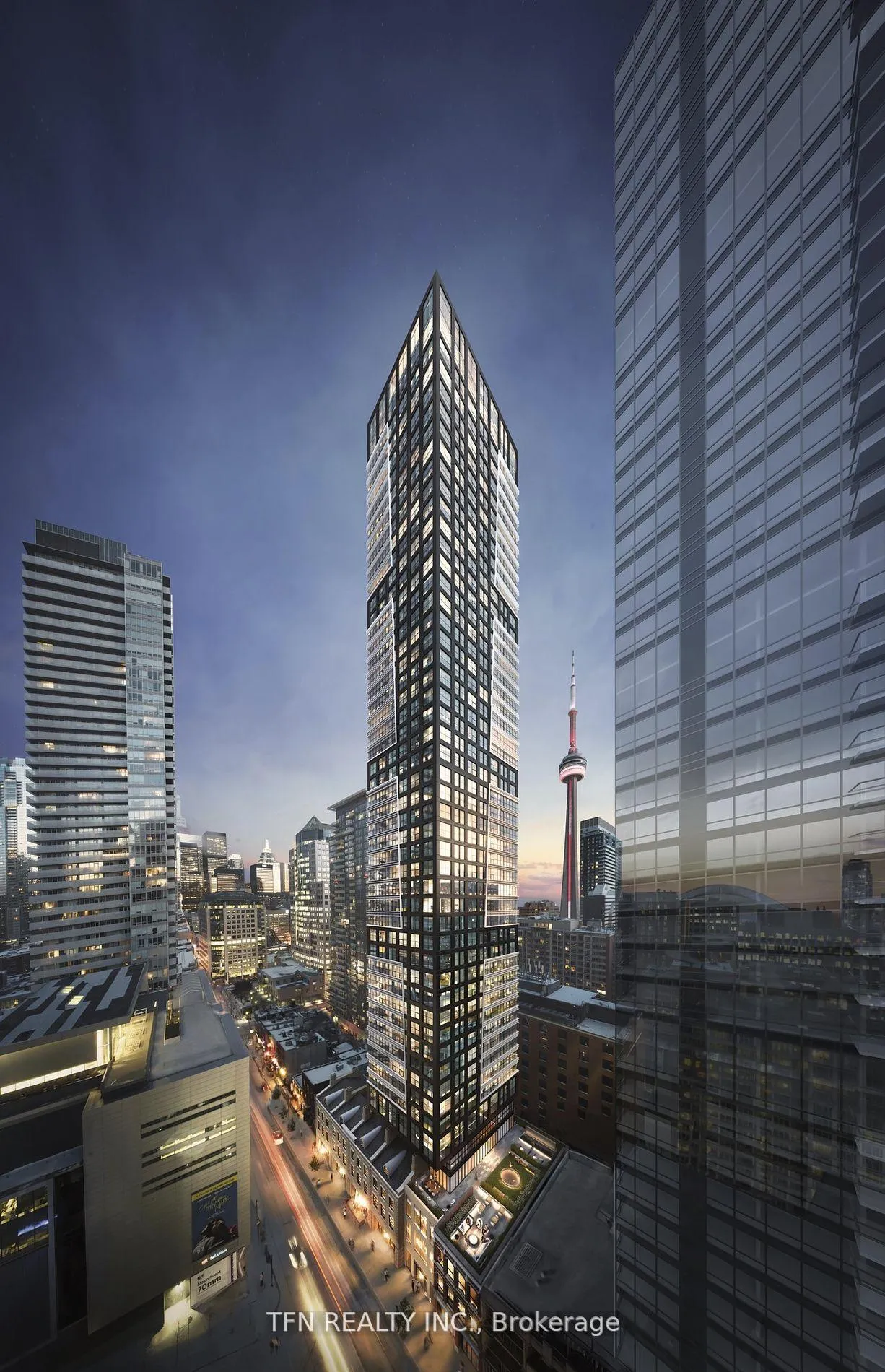 Front of Unit 1102, 327 King Street W