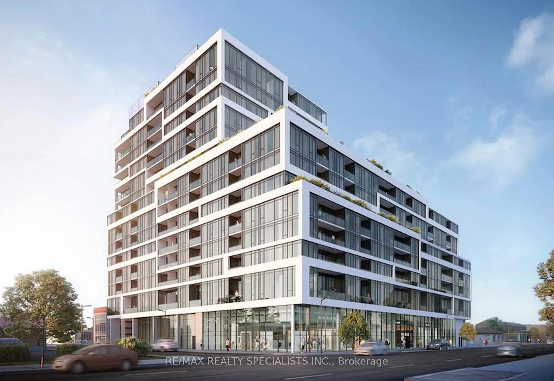 Front of Unit 506, 859 The Queensway