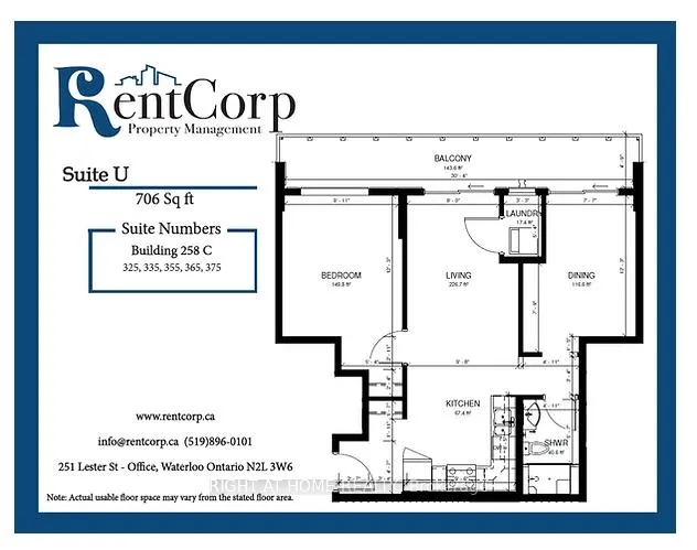 Photo 20 of Unit 325, 258C Sunview Street, Waterloo — HOMEH