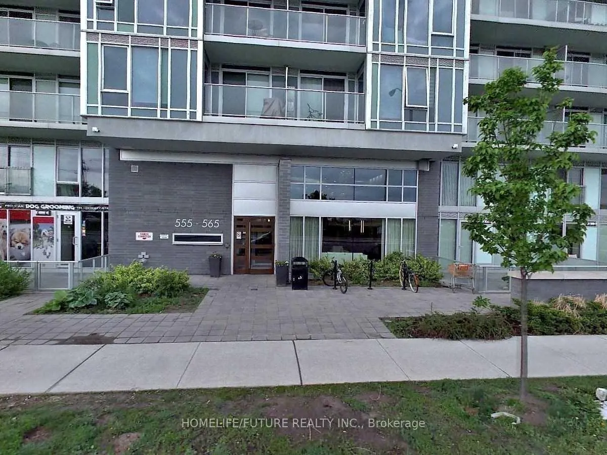 Front of Unit W601, 565 Wilson Avenue