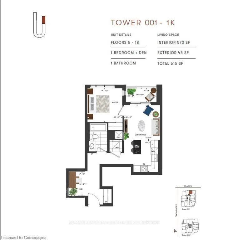 Photo 3 of Unit 410, 15 Wellington Street, Kitchener — HOMEH