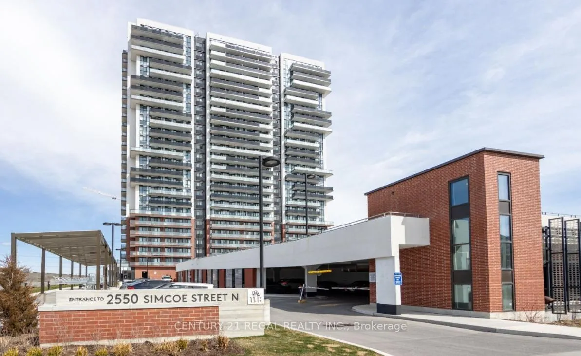 Front of Unit 1509, 2550 Simcoe Street