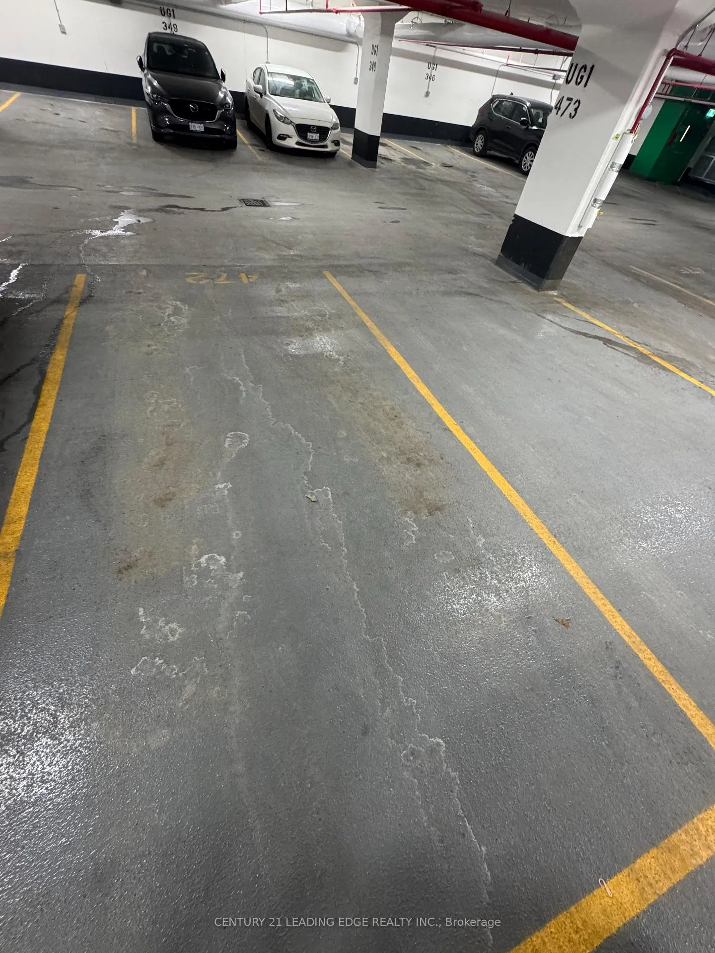 Front of Unit Parking Spot UG1 #472, 2545 Simcoe Street