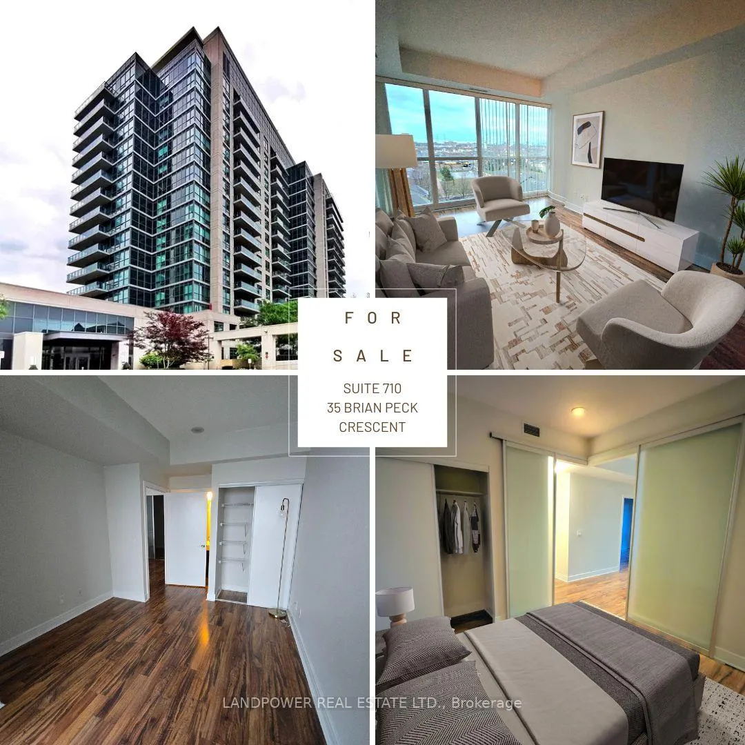 Front of Unit 710, 35 Brian Peck Crescent