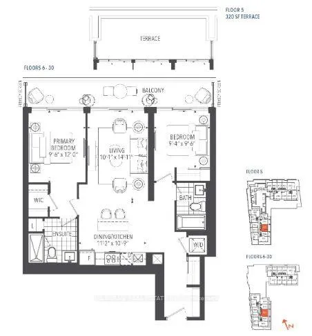 Photo 7 of Unit 2501 B, 22 Hughson Street, Hamilton, Beasley — HOMEH