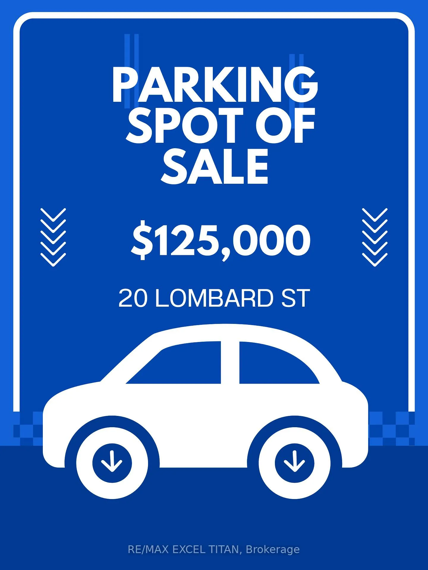 Front of Unit Parking, 20 Lombard Street