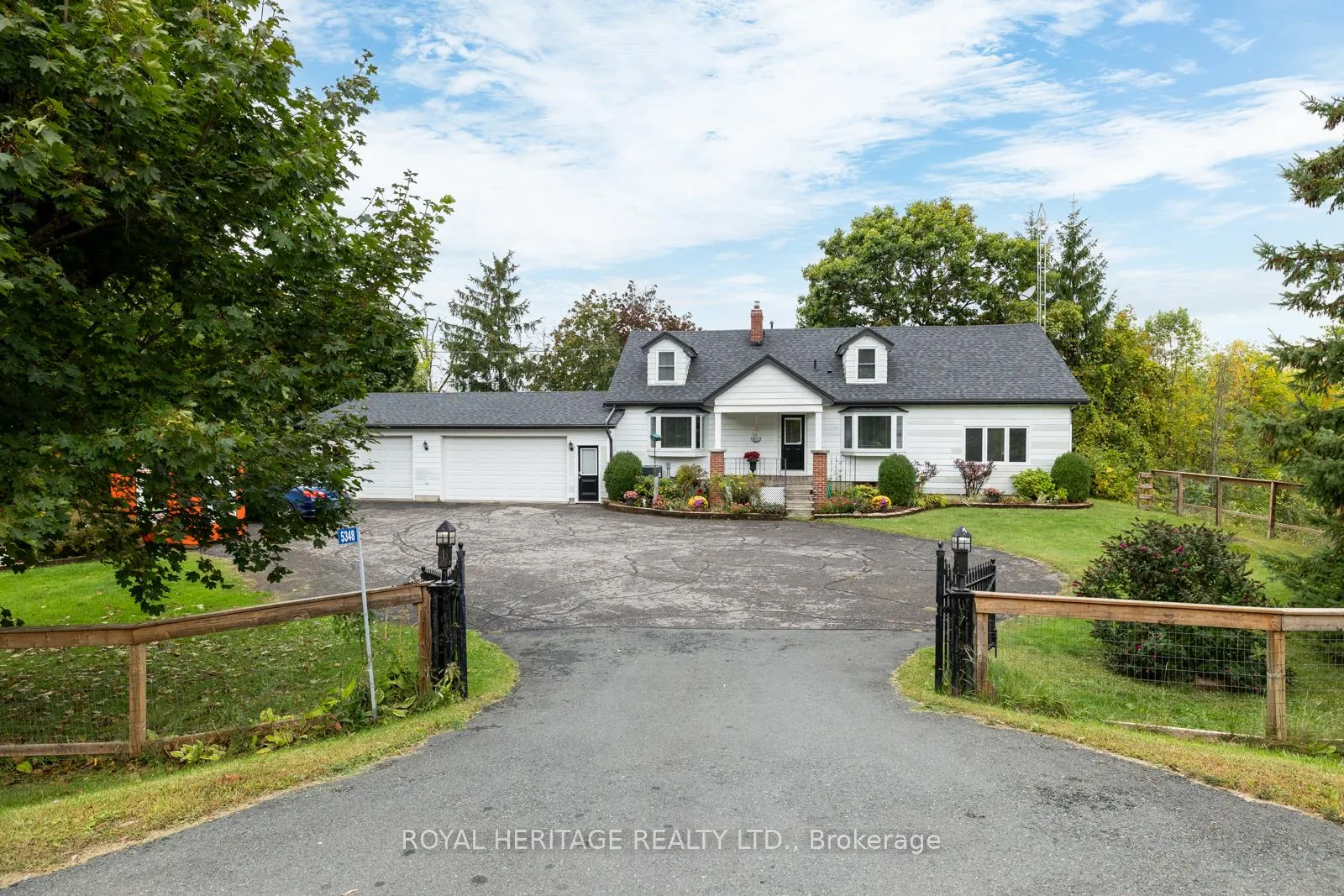 Front of 5348 Rice Lake Scenic Drive