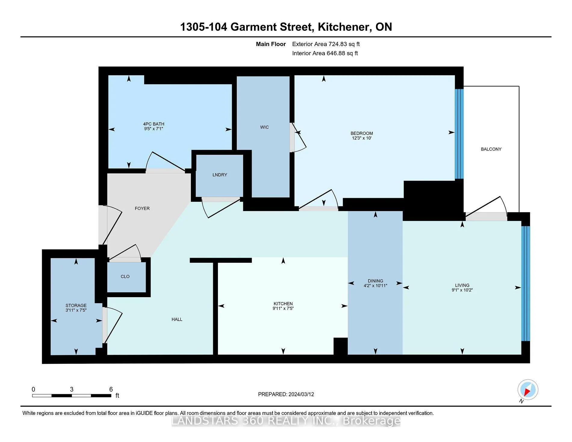 Photo 26 of Unit 1305, 104 Garment Street, Kitchener, City Commercial Core — HOMEH
