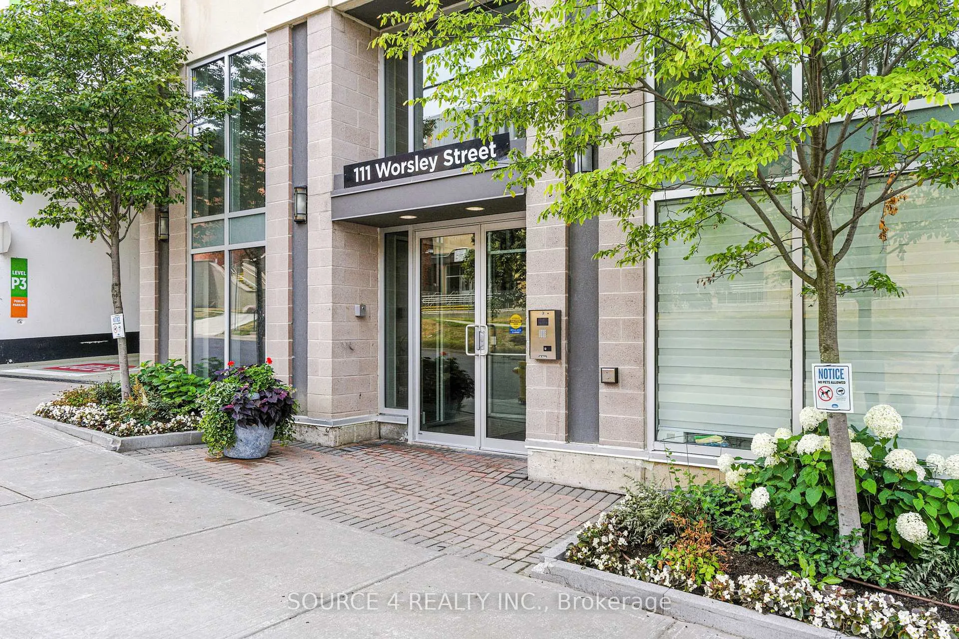 Front of Unit 311, 111 Worsley Street