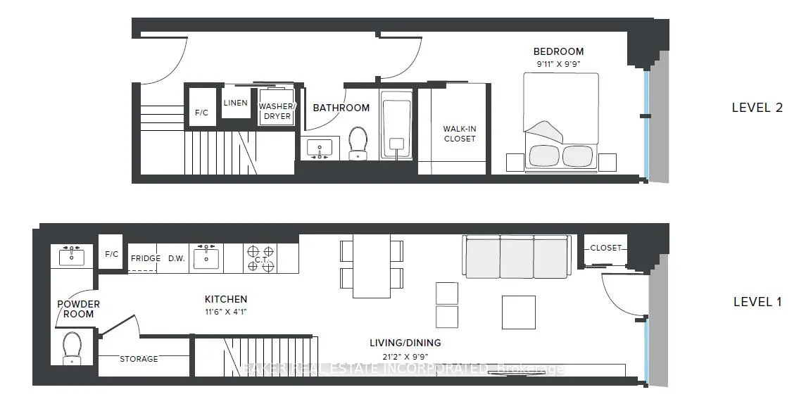 Photo 10 of Unit TH108, 181 Mill Street, Toronto, Waterfront Communities — HOMEH