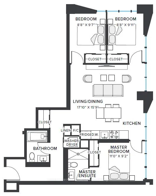 Photo 13 of Unit 614, 131 Mill Street, Toronto, Waterfront Communities — HOMEH