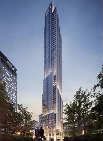 Front of Unit 2505, 11 Yorkville Avenue