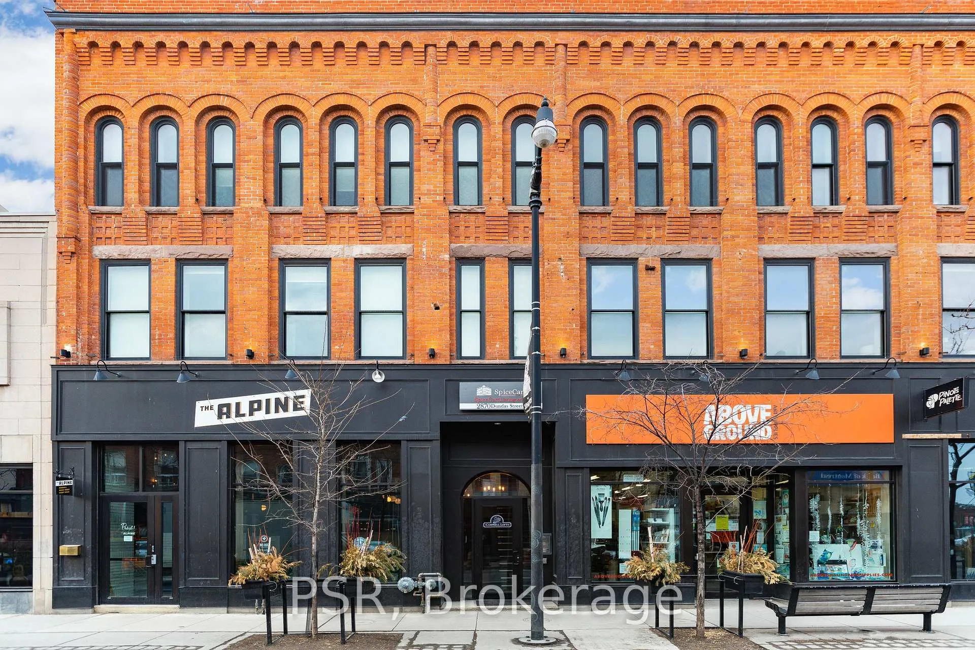 Front of Unit 203, 2870 Dundas Street W