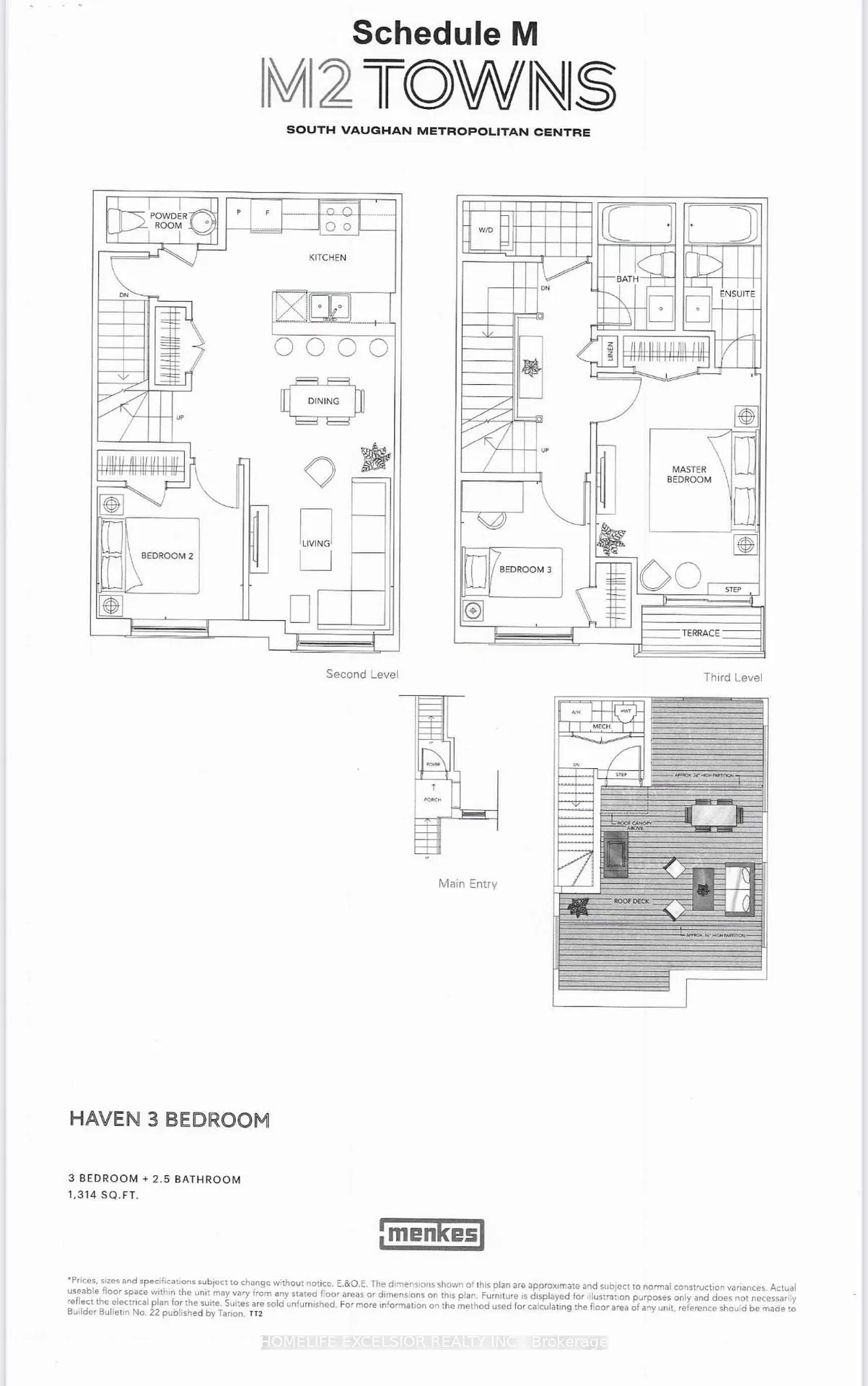 Photo 17 of Unit TH353, 100 Honeycrisp Crescent, Vaughan, Vaughan Corporate Centre — HOMEH