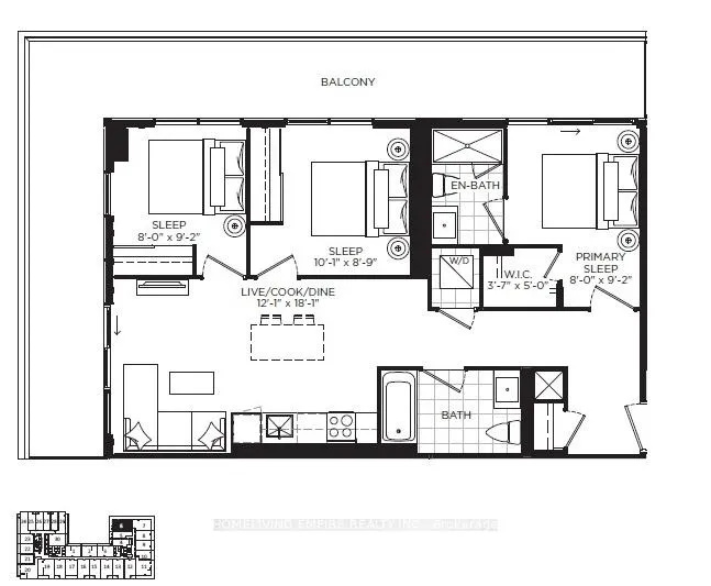 Photo 15 of Unit 806, 285 Dufferin Street, Toronto, South Parkdale — HOMEH