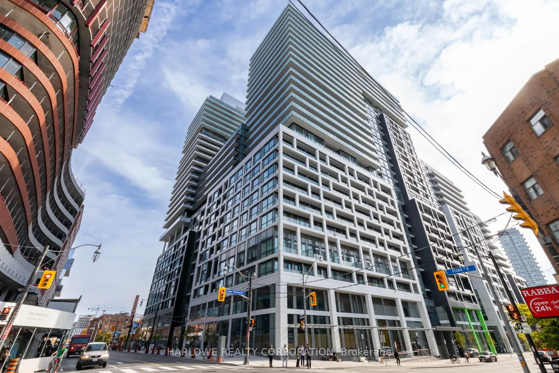 Front of Unit 2227 W, 135 Lower Sherbourne Street W
