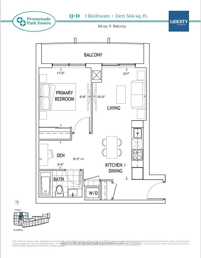 Photo 2 of Unit 1706A, 30 Upper Mall Way, Vaughan, Brownridge — HOMEH