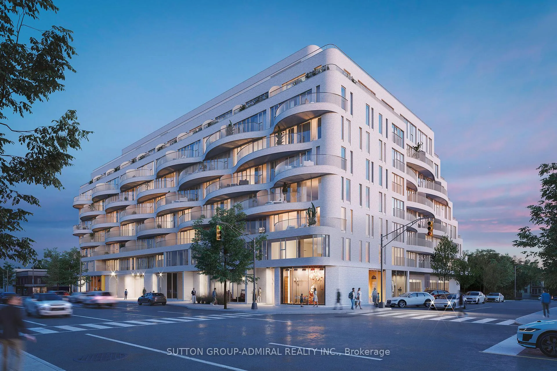 Front of Unit 522, 689 The Queensway
