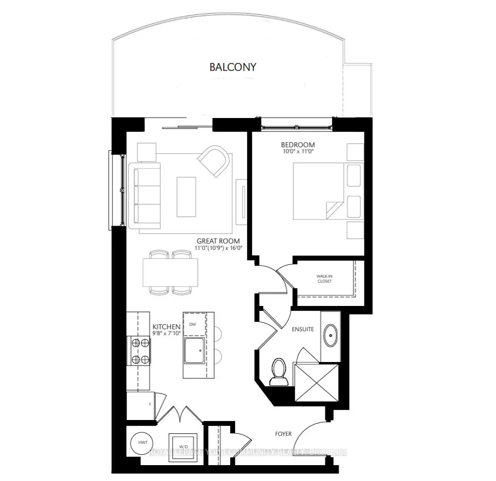 Photo 7 of Unit 702B, 15277 Yonge Street, Aurora, Aurora Village — HOMEH