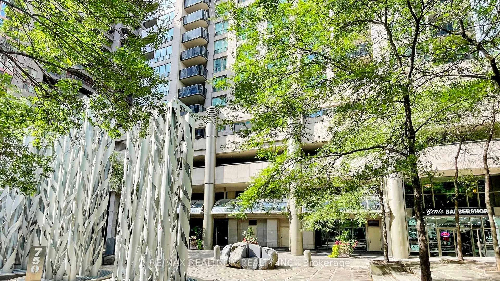 Front of Unit 1701, 750 Bay Street