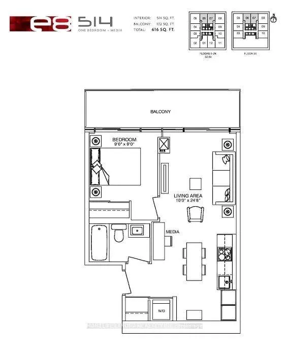 Photo 15 of Unit 1007, 8 Eglinton Avenue E, Toronto, Mount Pleasant West — HOMEH