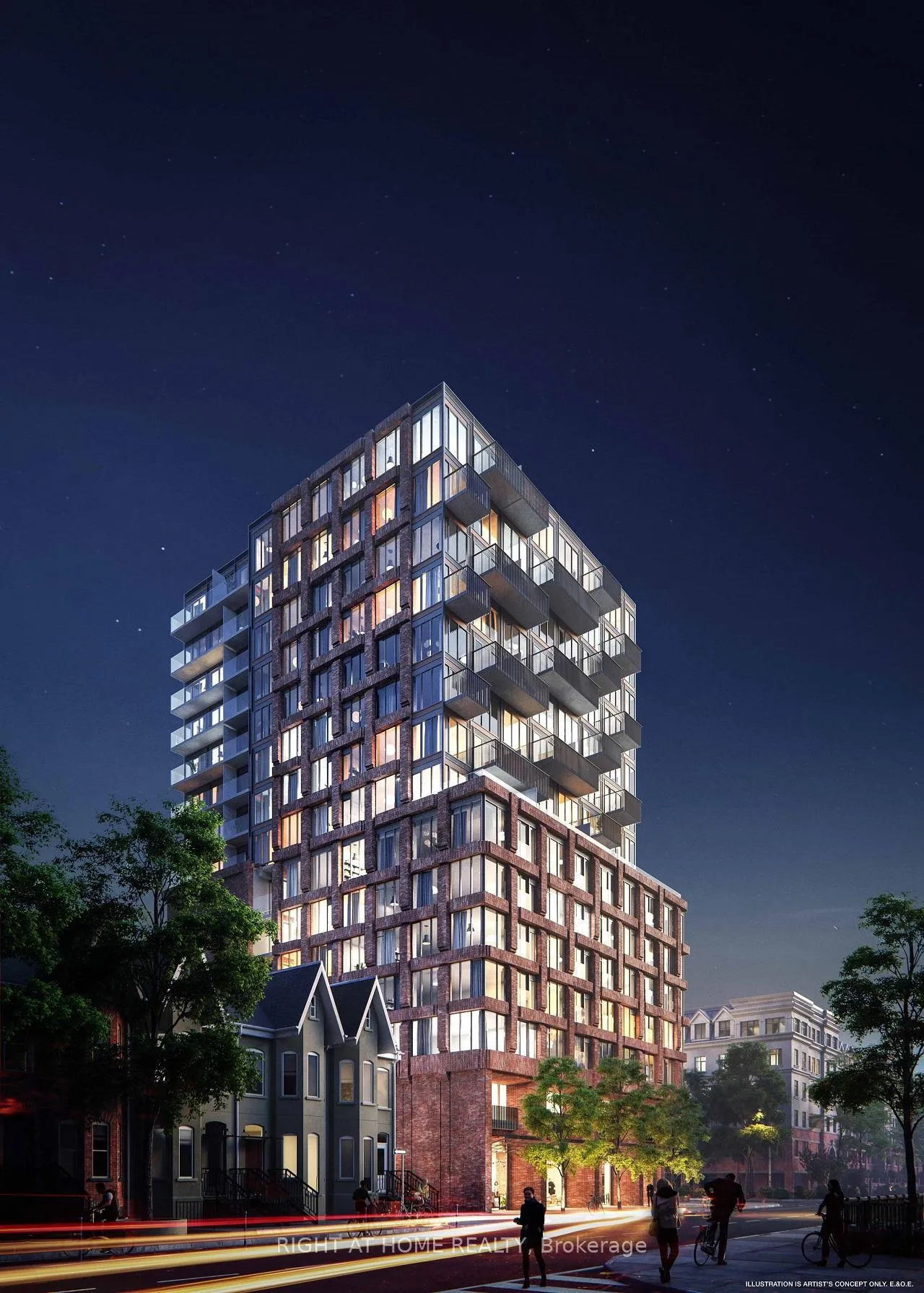 Front of Unit 1302, 2 Augusta Avenue