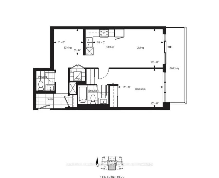 Photo 12 of Unit 1707, 15 Water Walk Drive, Markham, Unionville — HOMEH
