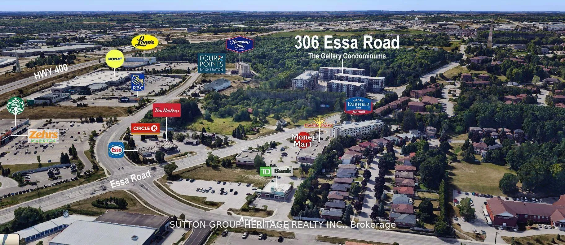 Photo 34 of Unit 307, 306 Essa Road, Barrie, 400 West — HOMEH