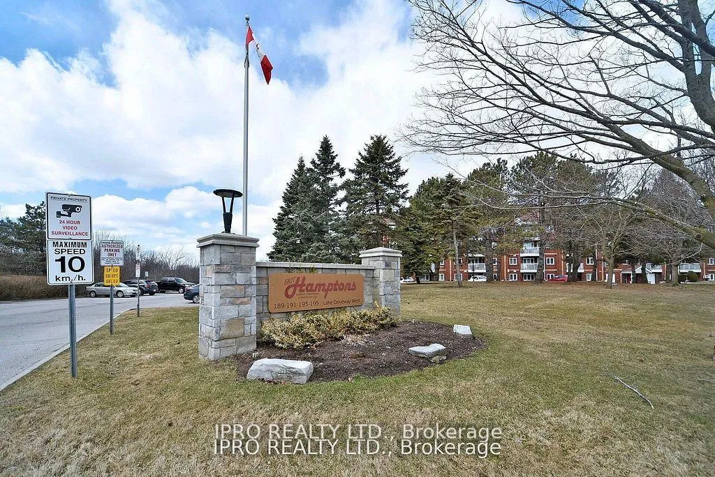 Front of Unit 102, 195 Lake Driveway Drive W