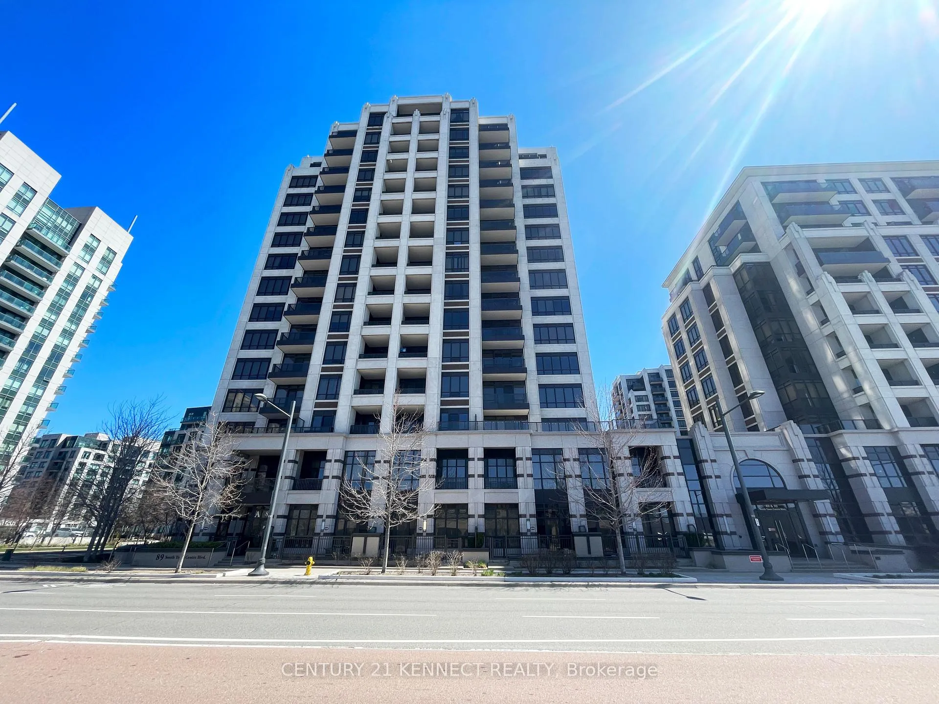 Front of Unit 902, 89 South Town Centre Boulevard