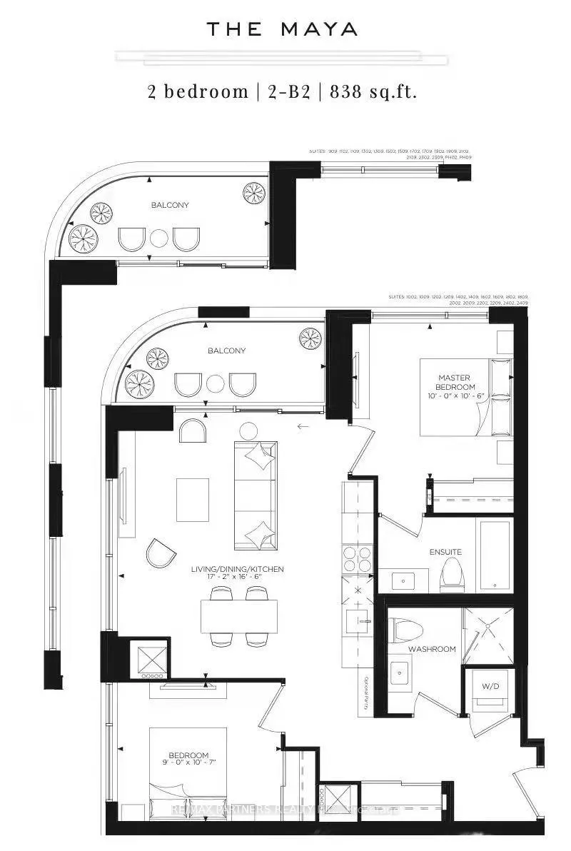 Front of Unit 1102, 38 Andre de Grasse Street
