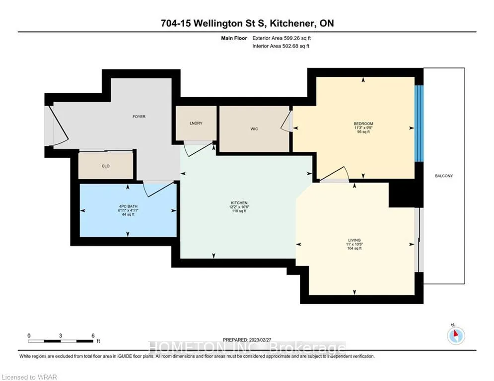Photo 20 of Unit 704, 15 Wellington Street S, Kitchener, Uptown Waterloo/Westmount — HOMEH