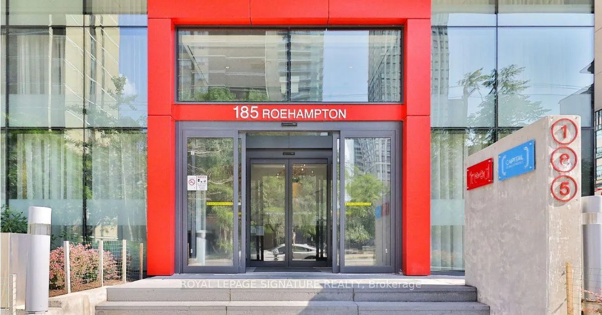 Front of Unit 219, 185 Roehampton Avenue