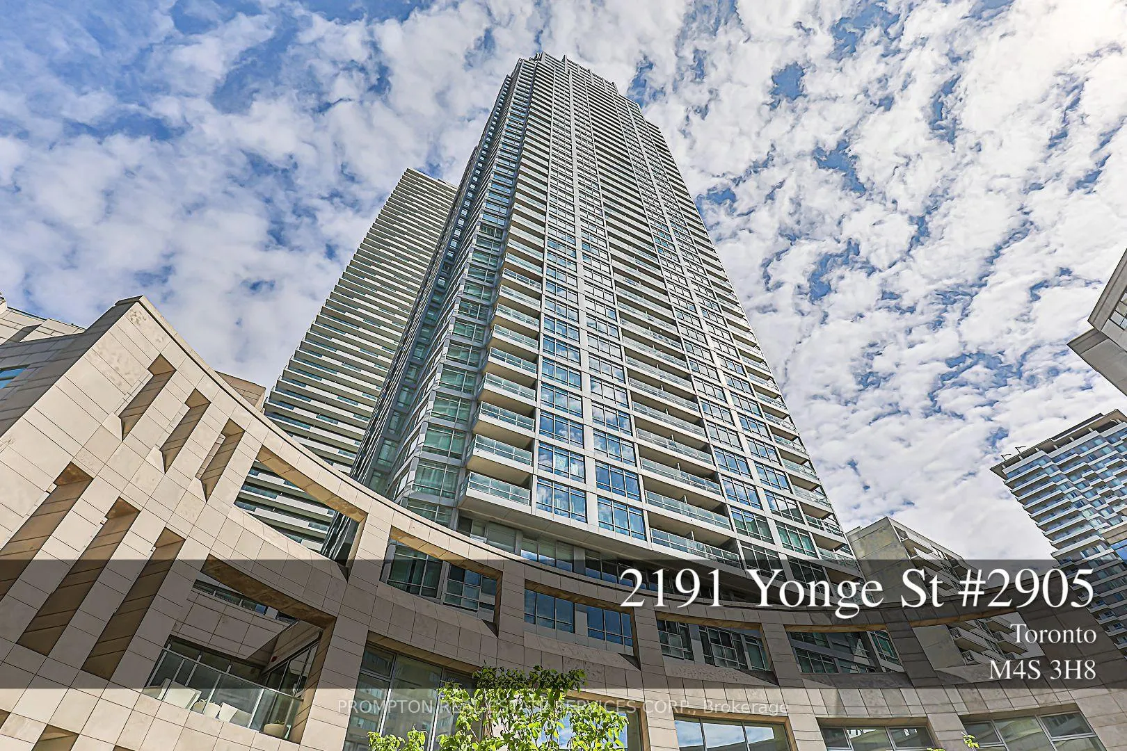 Front of Unit 2905, 2191 Yonge Street