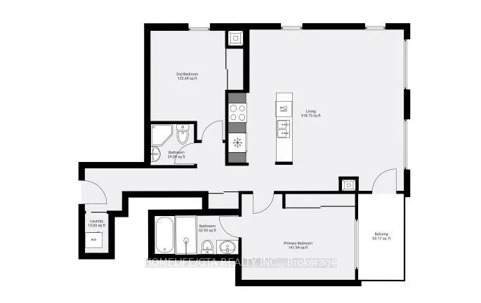 Photo 3 of Unit 512, 70 Alexander Street, Toronto, Church-Yonge Corridor — HOMEH