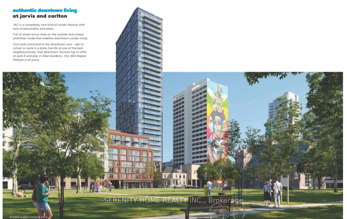 Front of Unit 604, 308 Jarvis Street