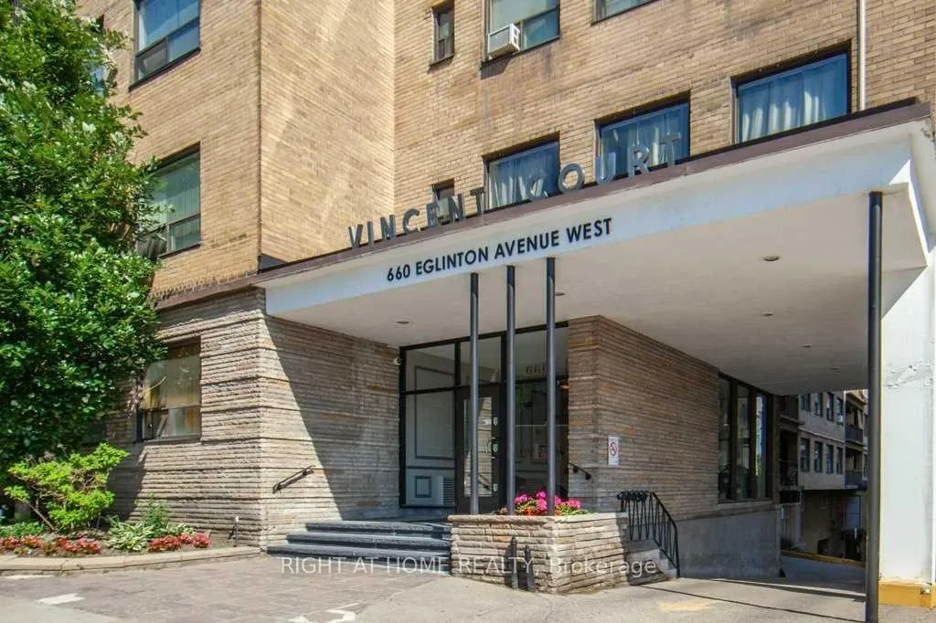 Front of Unit 311, 660 Eglinton Avenue W