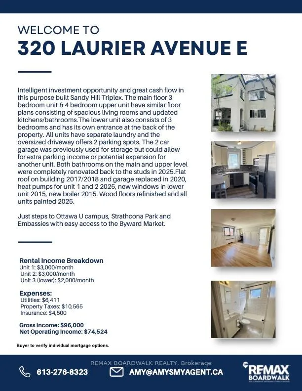 Photo 4 of 320 Laurier Avenue E, Ottawa, Sandy Hill — HOMEH