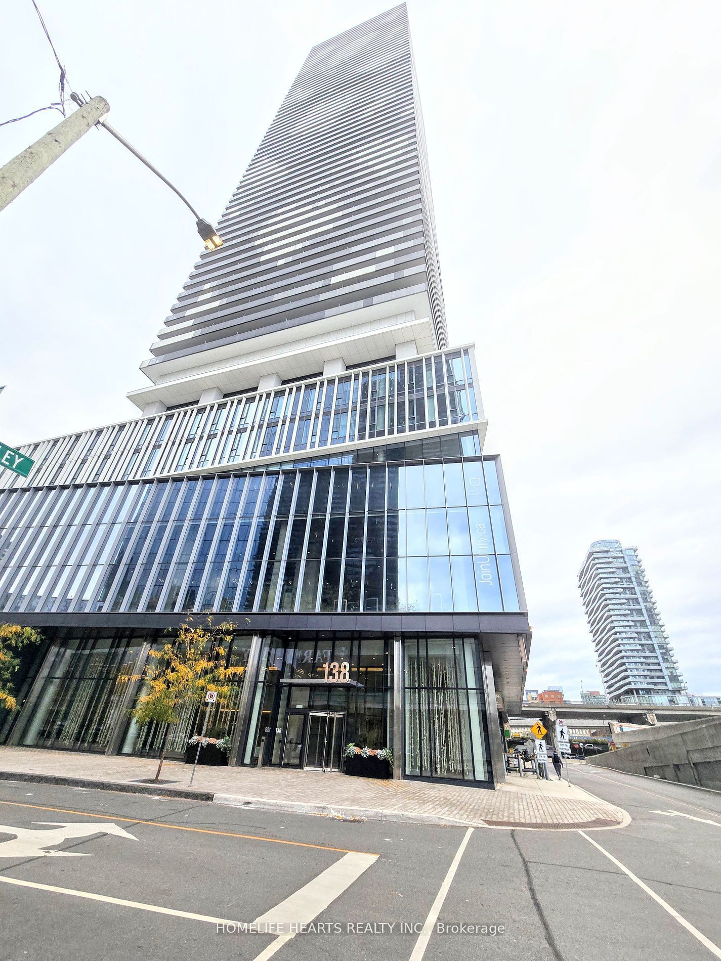 Front of Unit 1706, 138 Downes Street