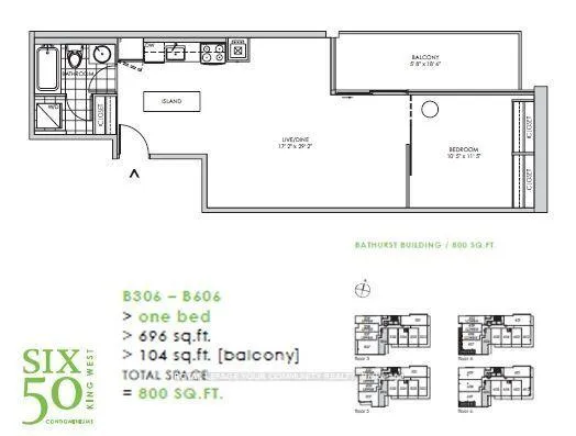Photo 5 of Unit 621, 95 Bathurst Street, Toronto, Niagara — HOMEH