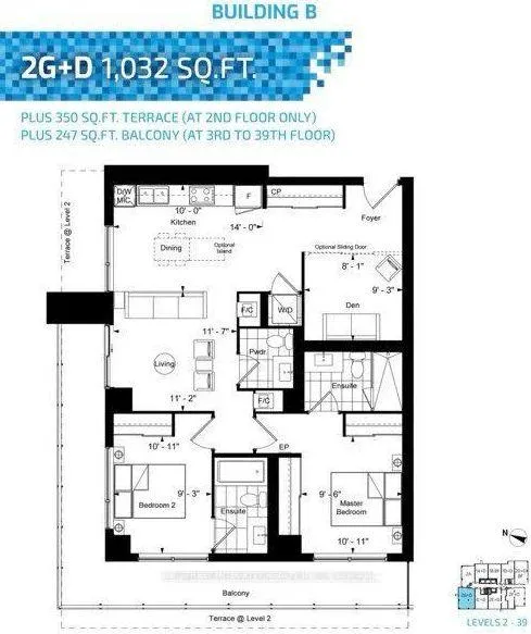 Front of Unit 2908, 18 Water Walk Drive