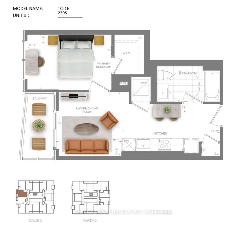 Front of Unit 2705, 25 Wellington Street S