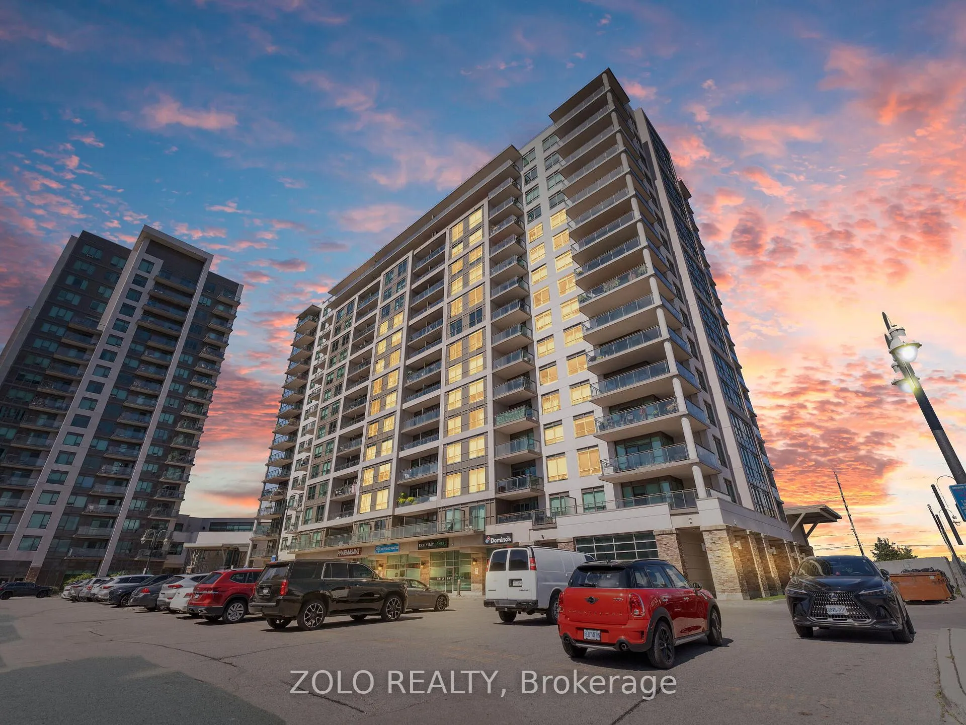 Front of Unit 1503, 1235 Bayly Street