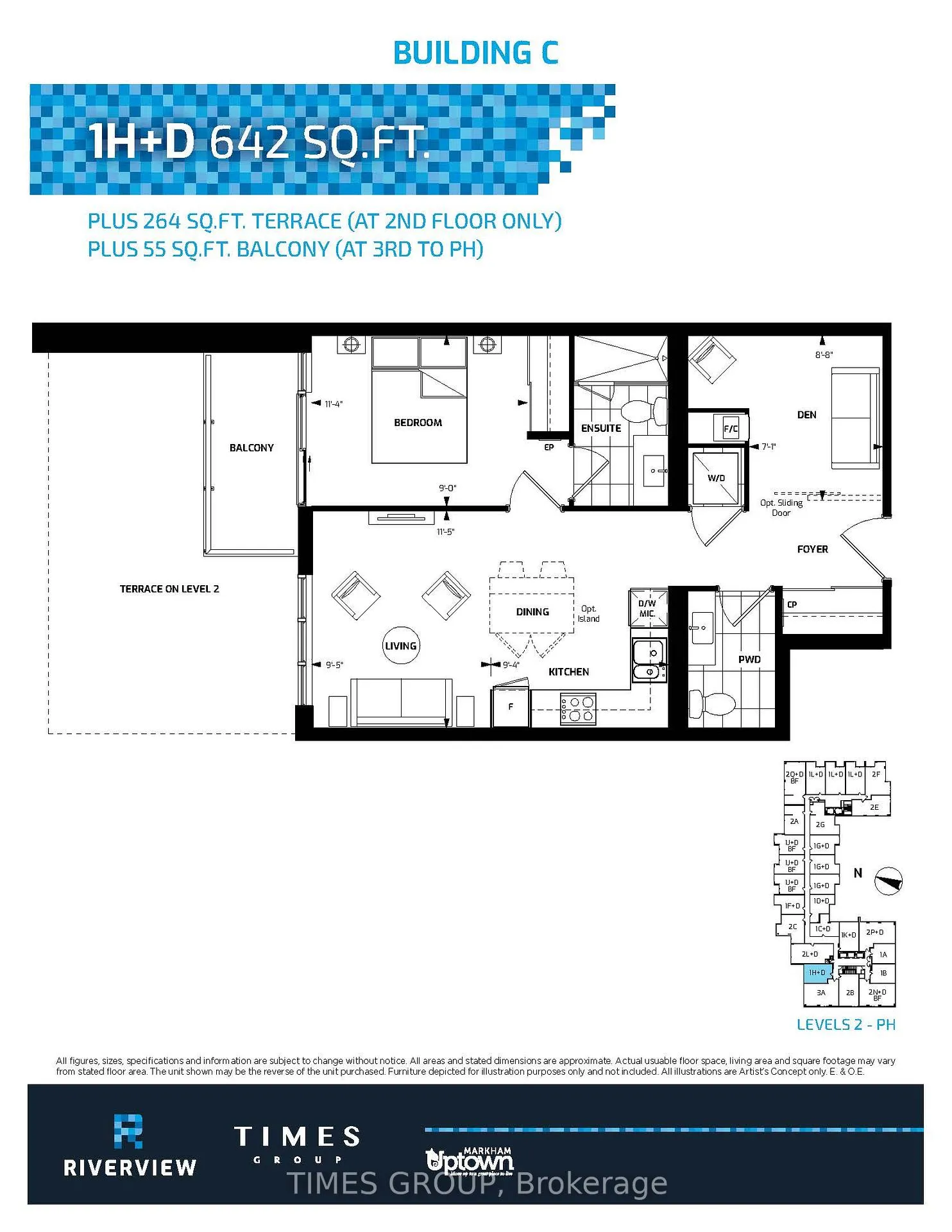Photo 7 of Unit 608, 38 Water Walk Drive, Markham, Unionville — HOMEH