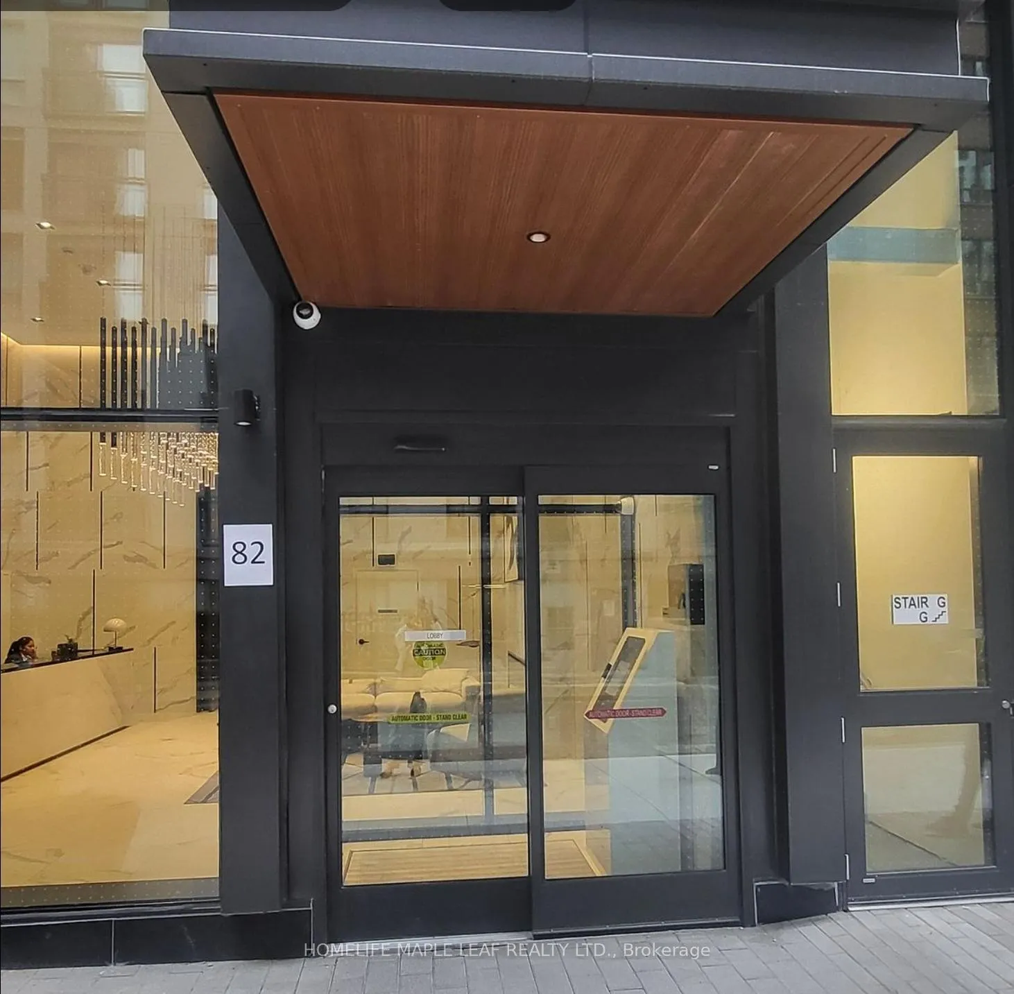 Front of Unit 4216, 82 Dalhousie Street N