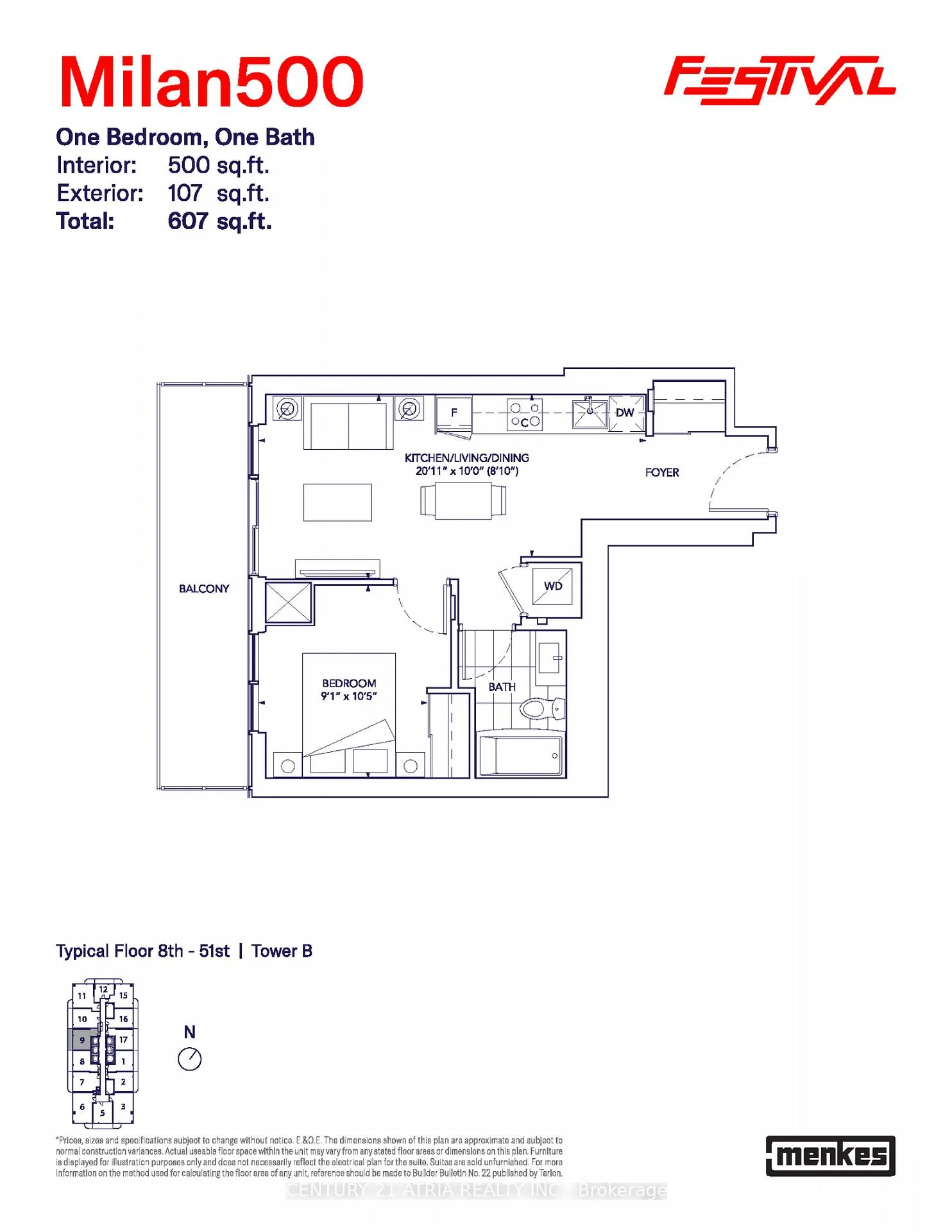 Photo 12 of Unit 4909, 195 Commerce Street, Vaughan, Vaughan Corporate Centre — HOMEH