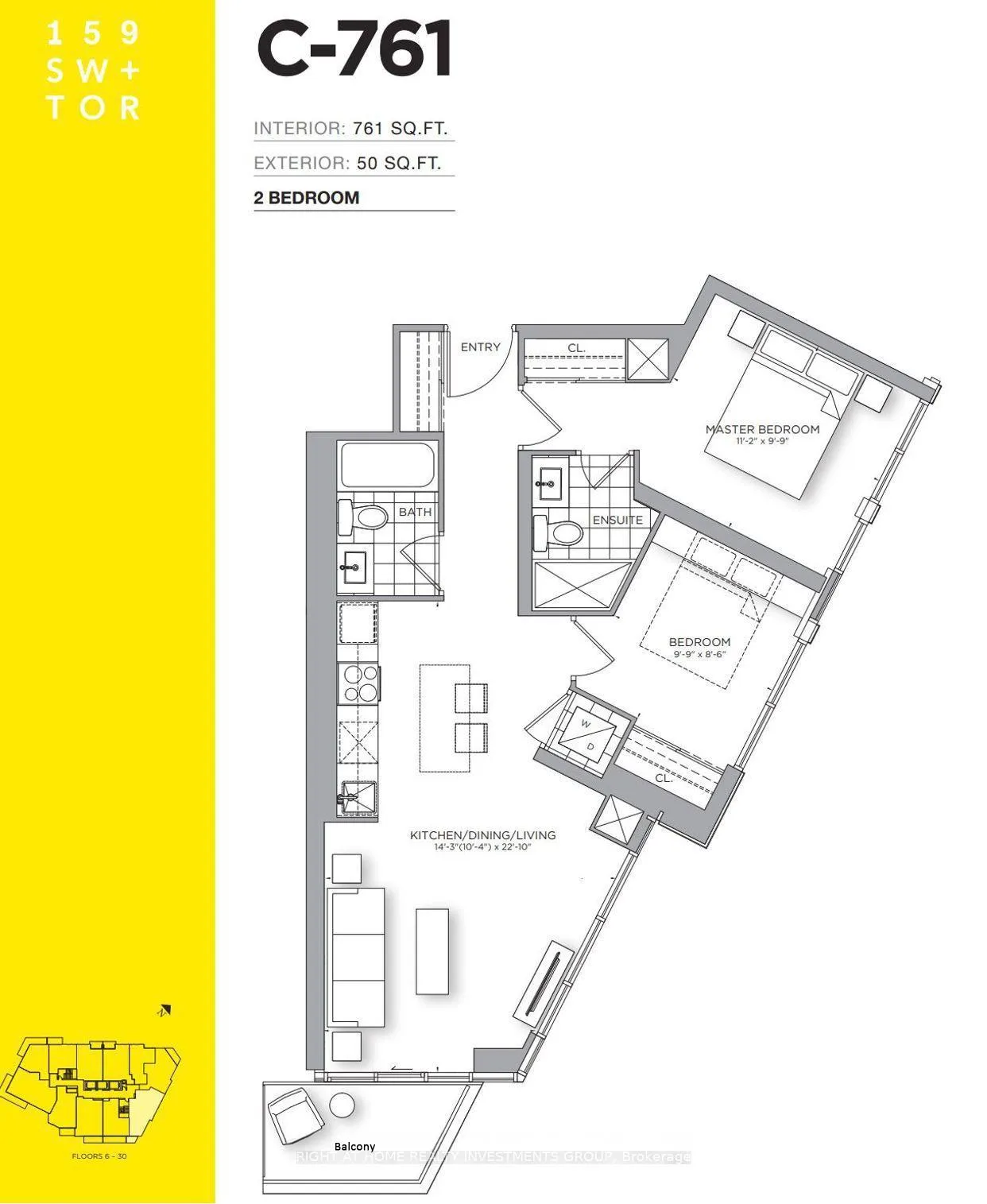 Photo 7 of Unit 1004, 159 Wellesley Street, Toronto, Cabbagetown-South St. James Town — HOMEH