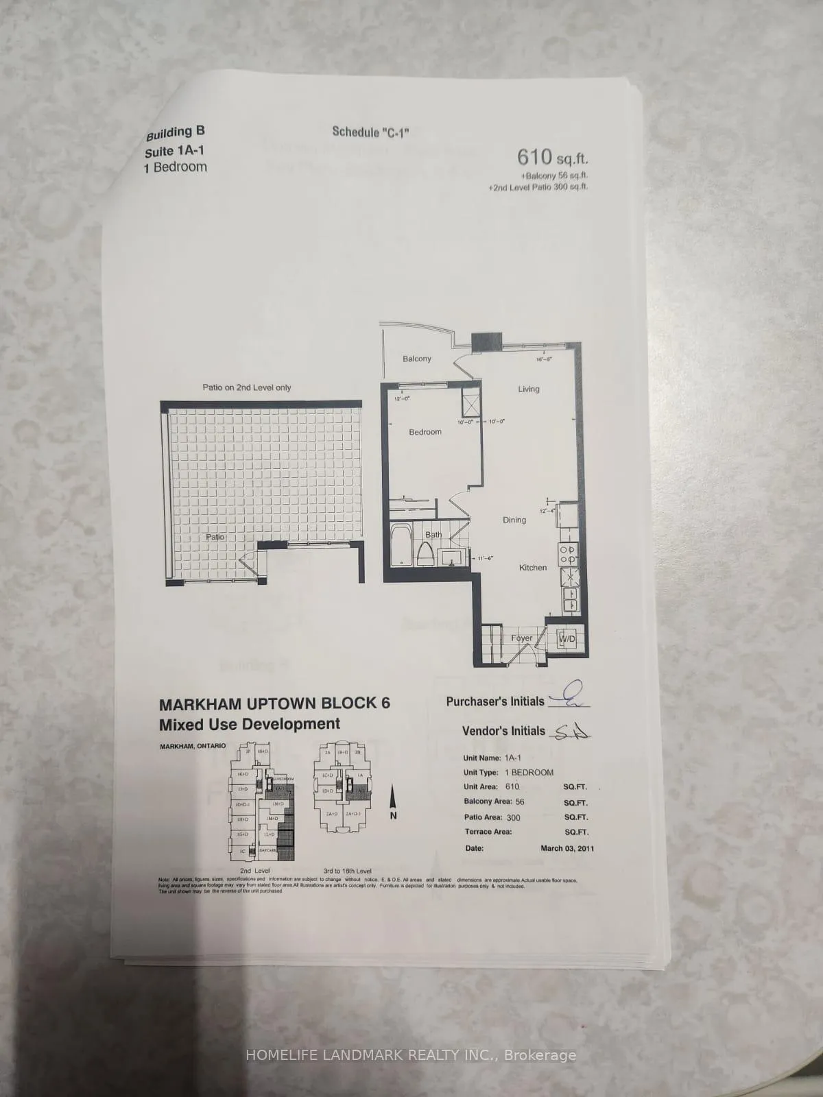Photo 2 of Unit 1001, 1 Uptown Drive, Markham, Unionville — HOMEH