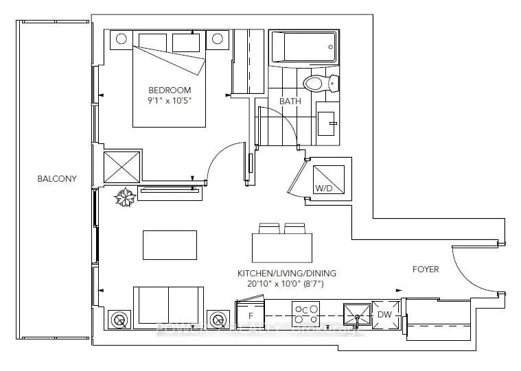 Photo 11 of Unit 816, 28 Interchange Way, Vaughan, Vaughan Corporate Centre — HOMEH